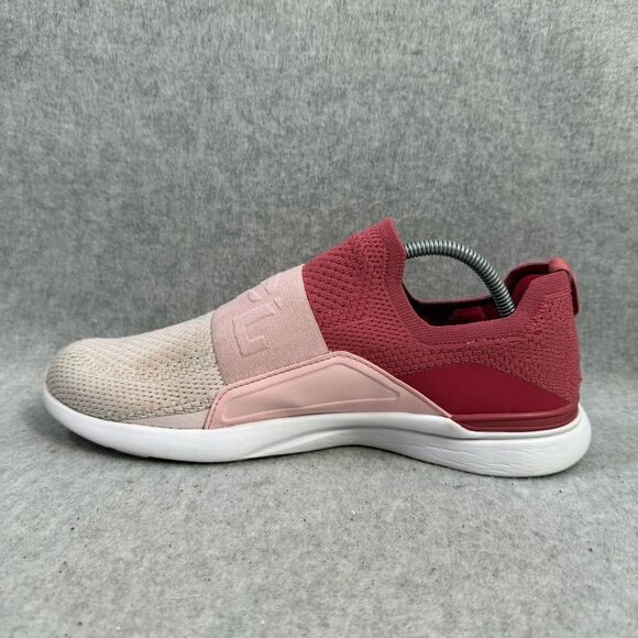 APL Womens Techloom Bliss Shoes Size 9 Pink Slip On Gym Running Sneakers 0320XC - Picture 7 of 9